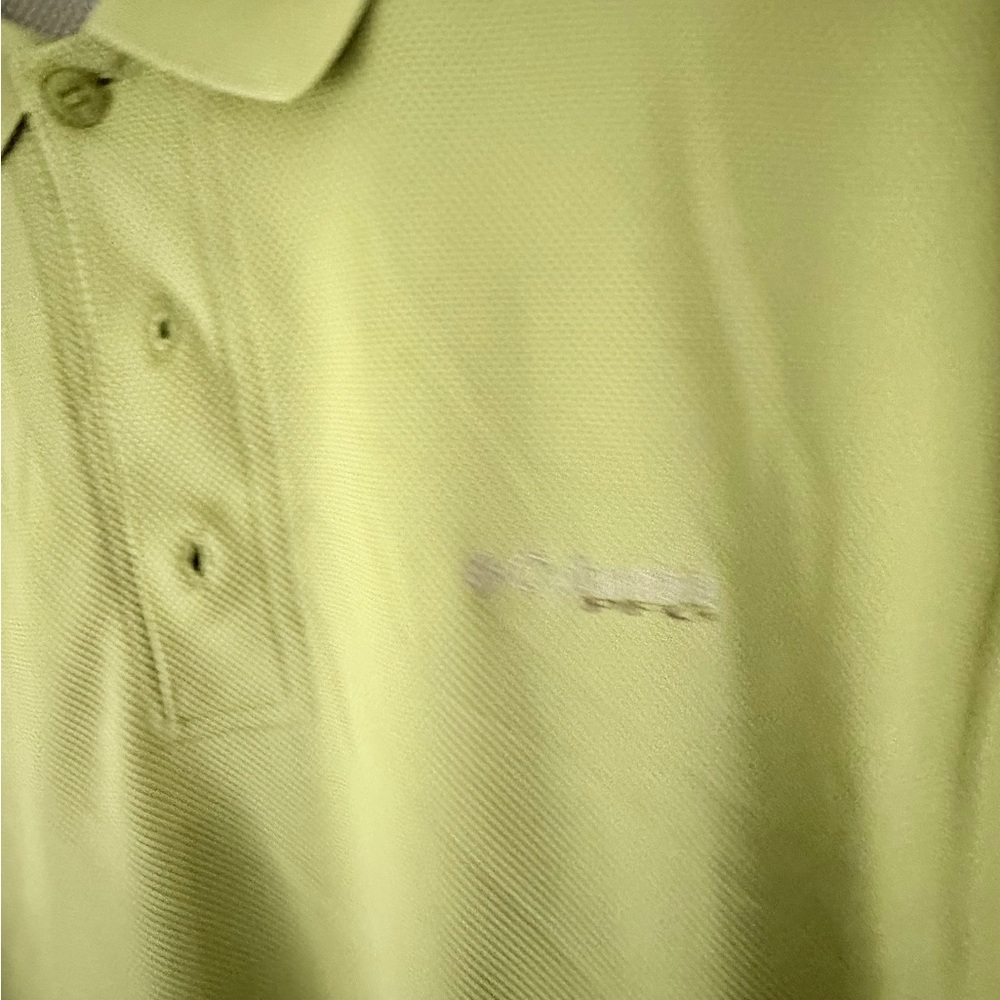 Columbia PFG Mens Polo‎ Shirt Green Vented Back Omni-Shade Knit Short Sleeve L - Picture 2 of 8